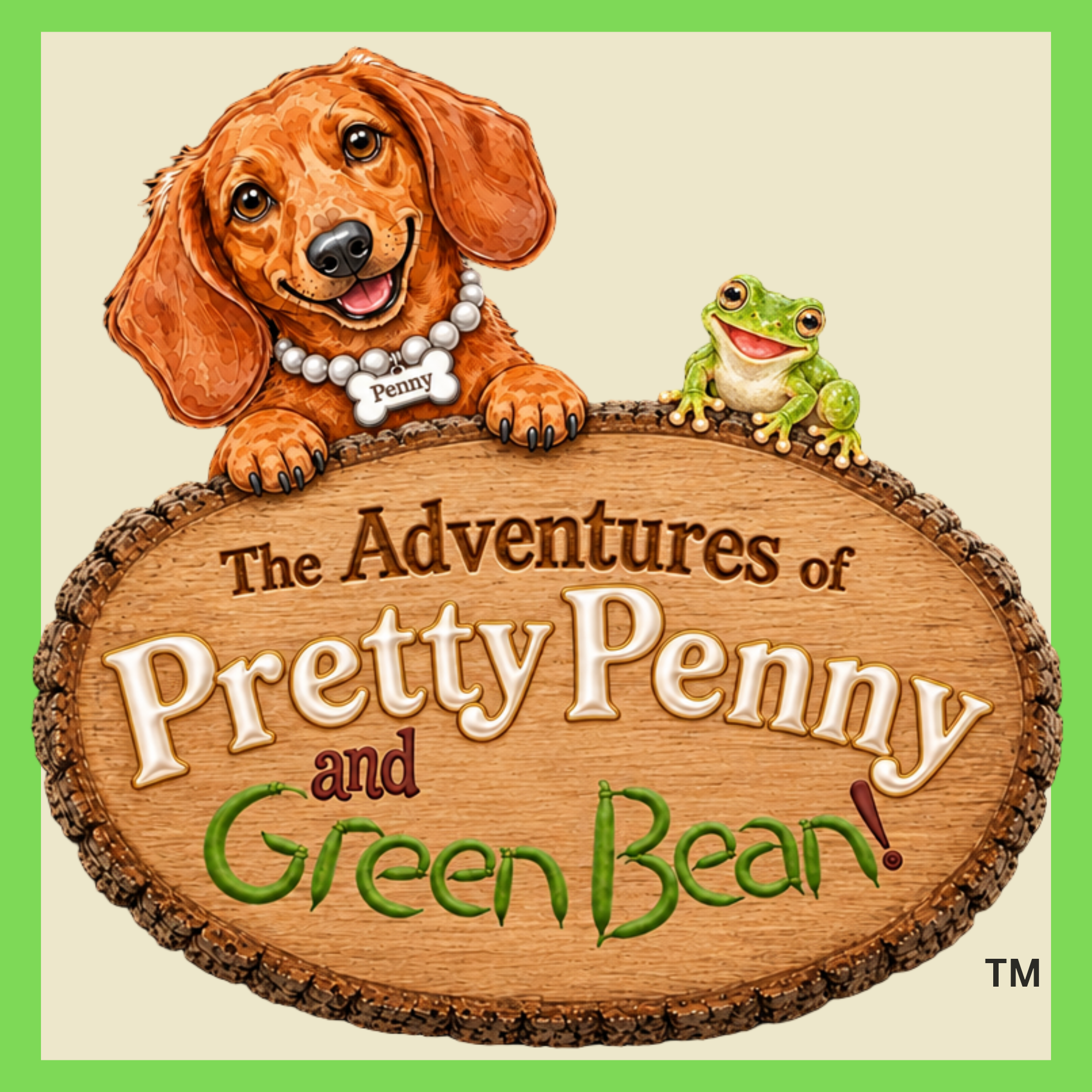 Cover image for The Adventures of Pretty Penny and Green Bean!